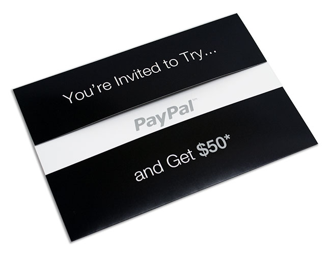 PayPal Transformers Invitation Front