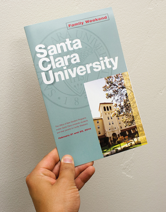 Santa Clara University: Family Weekend Mailer