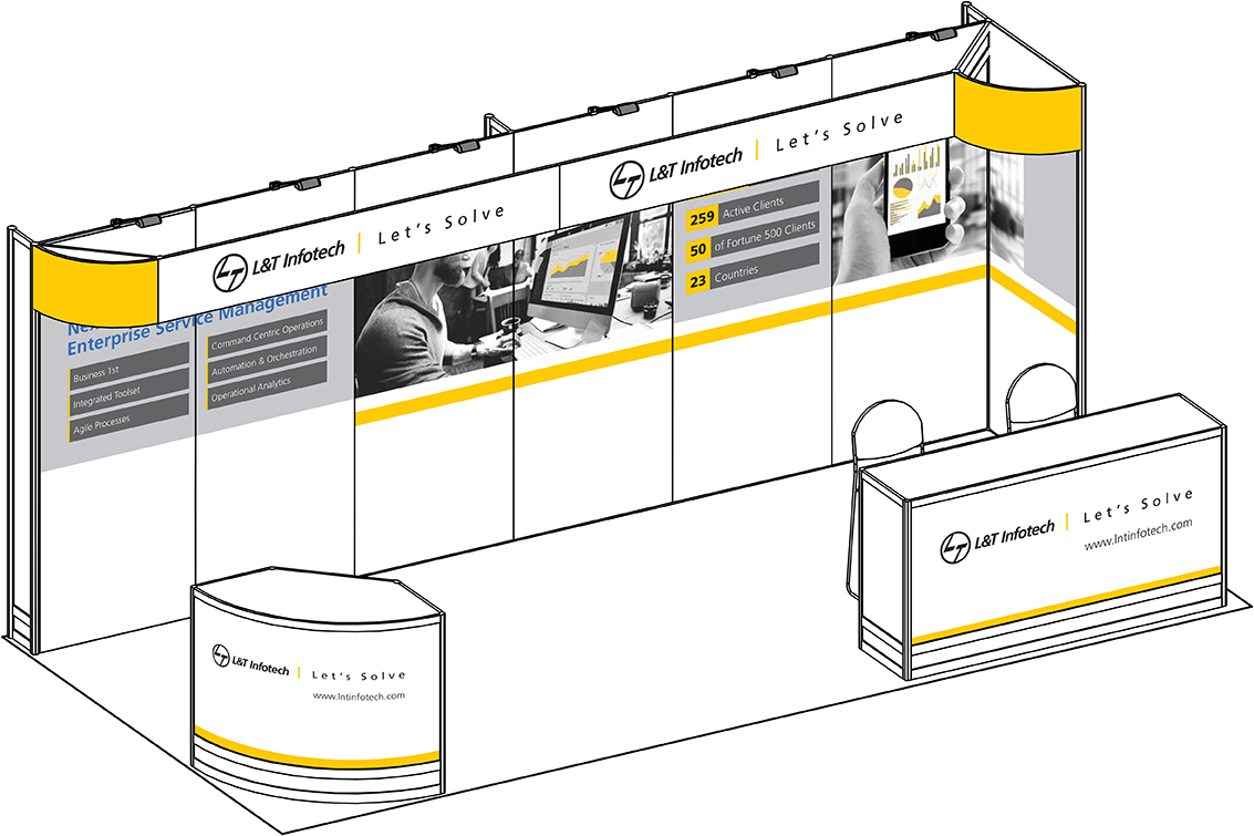 Isometric View of the Booth
