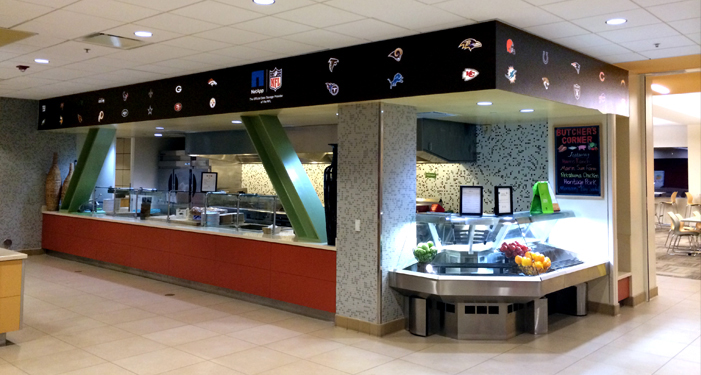 NetApp NFL Cafeteria Line Image