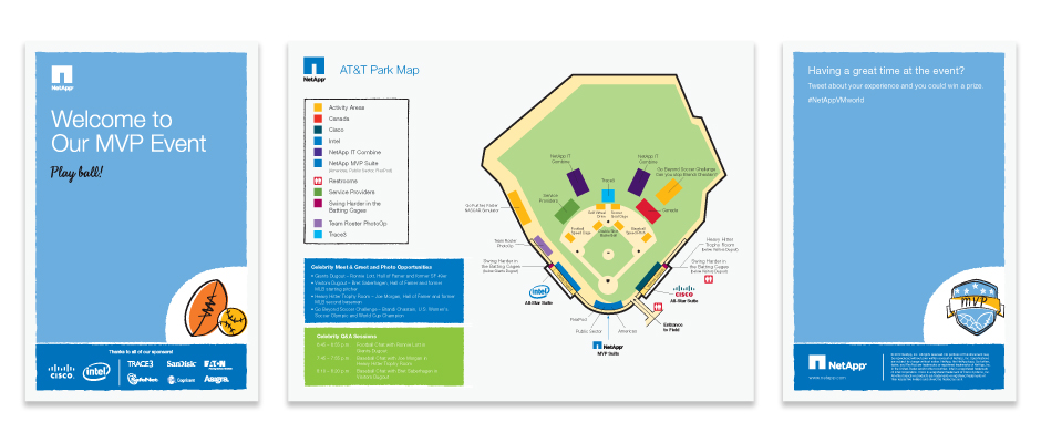 NetApp AT&T Event Map