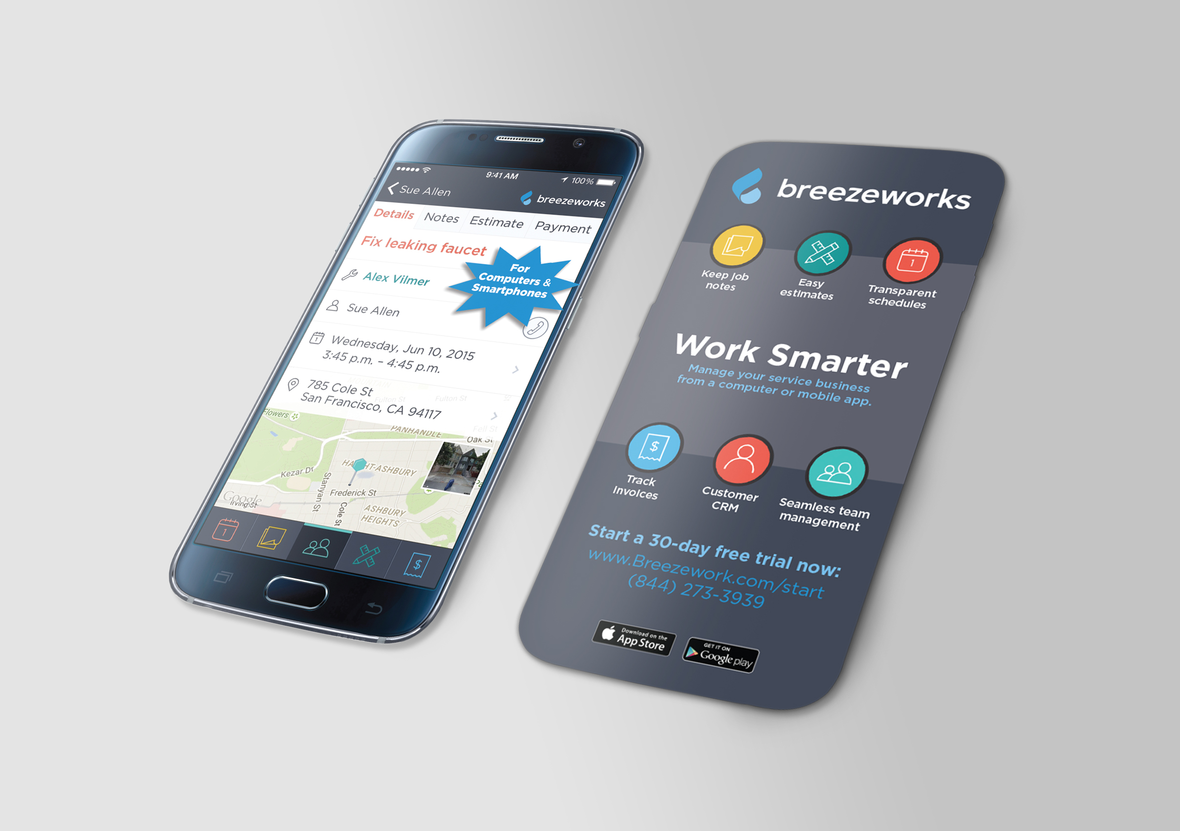 Breezeworks Galaxy S6 Promo Card